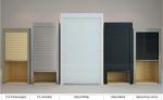 PVC /Glass Commercial Buildings Garage Door Window Shutter