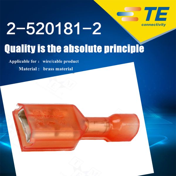 Non-Insulated Cord End Terminal Amp Tyco Te 2-520183-2 Ultra-Fast 250 Quick Disconnects