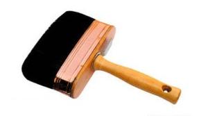 China Black Bristle Painting Brush wholesale