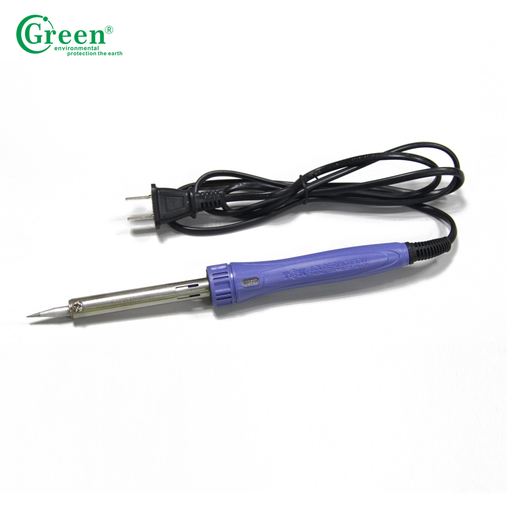 60W Electric Soldering Pen , Heavy Duty Soldering Iron With Plastic Handle