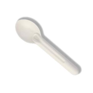 China Compostable Food Safe Bagasse Spoon Sugarcane Utensils Water Resistant wholesale
