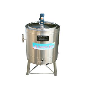 China Htst 500l Batch 100 Liter 50l small home milk pasteurizer Stainless Steel wholesale