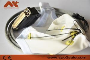 China Medical Neurofeedback EEG Cable Integrated 10 Leads EEG Hat For Ear Clip Tin Electrode wholesale
