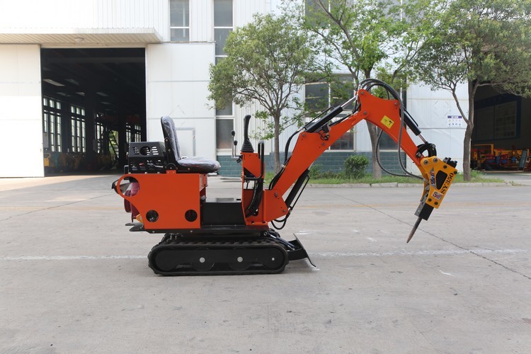 High Fuel Efficiency 0.8 T Crawler Mounted Hydraulic Excavator Mini Garden Digger