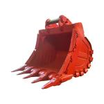 Wear Resistant Coating Rock Excavator Bucket High Capacity For Mining