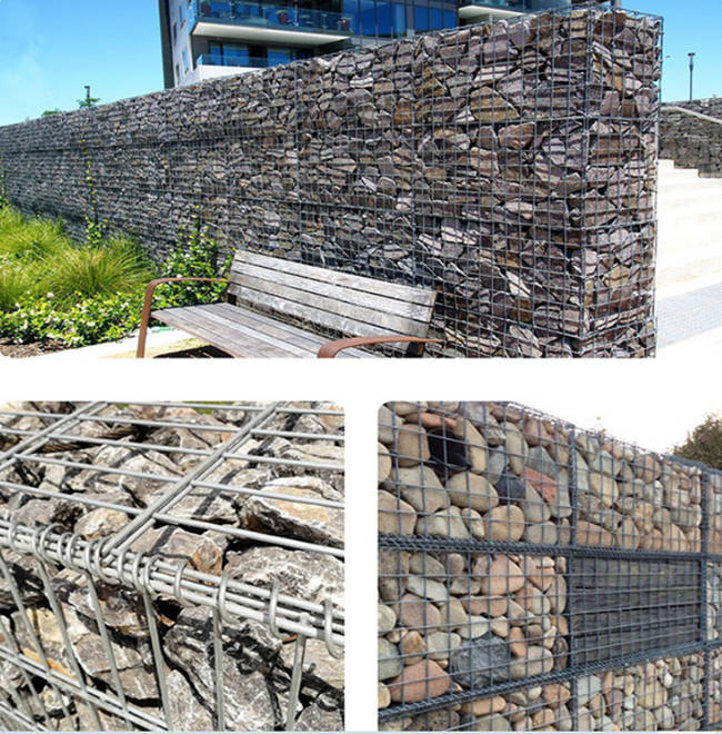 Popular Size 4m Long Rock Gabion Baskets Retaining Wall Blocks