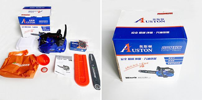 2 Stroke Single Cylinder Gasoline Chainsaw 4.8KW High Power 105cc Power Saw