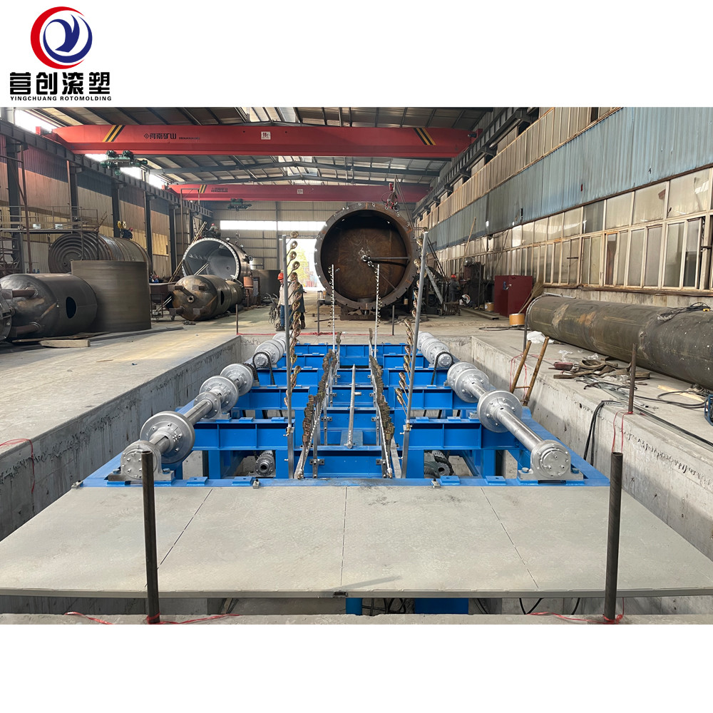 Automatic Rock And Roll Rotomoulding Machines With Dimension L*W*H 4000*3200*2500mm
