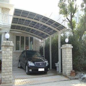 China Car Shade Green 2mm Polycarbonate Porch Canopy wholesale