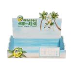 Advertising PVC Drinks Display Stand With ODM Logo Printed