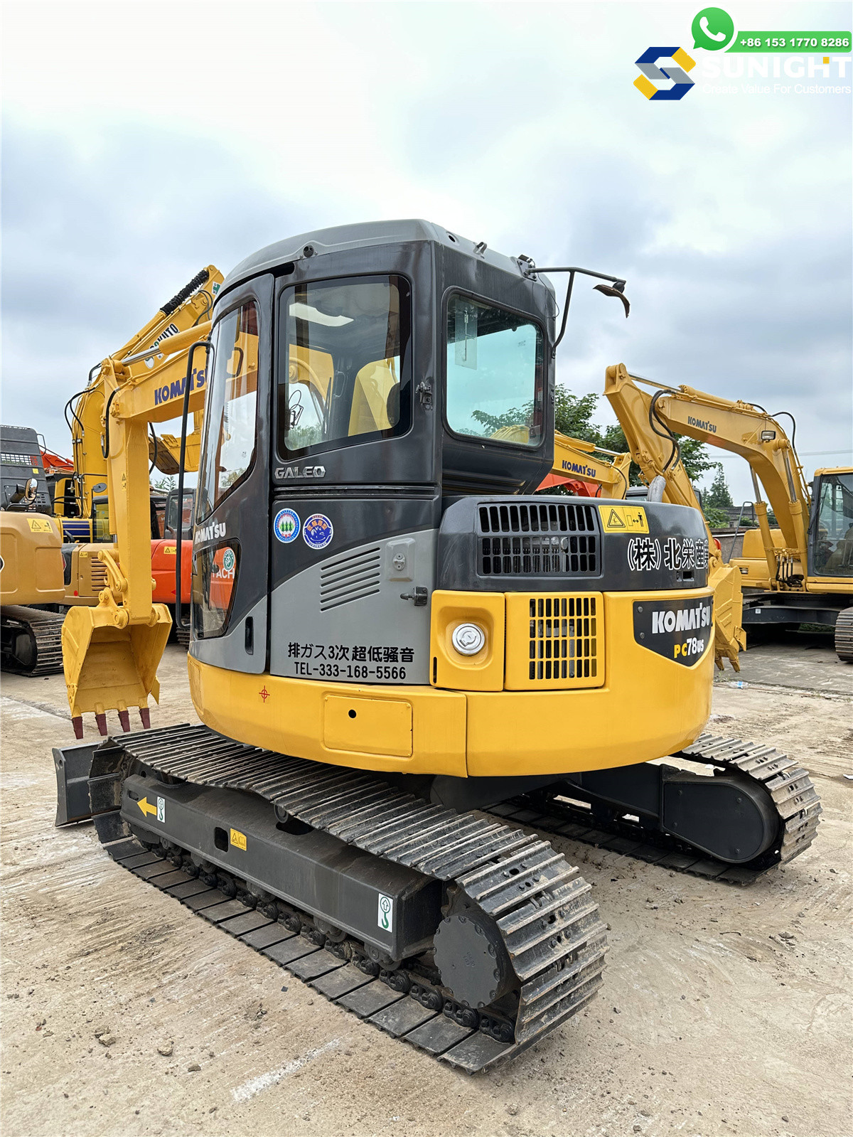 7 Ton Used komatsu Excavator PC78US Multi-functional Original Japan Small Machine Crawler Digger for Sale