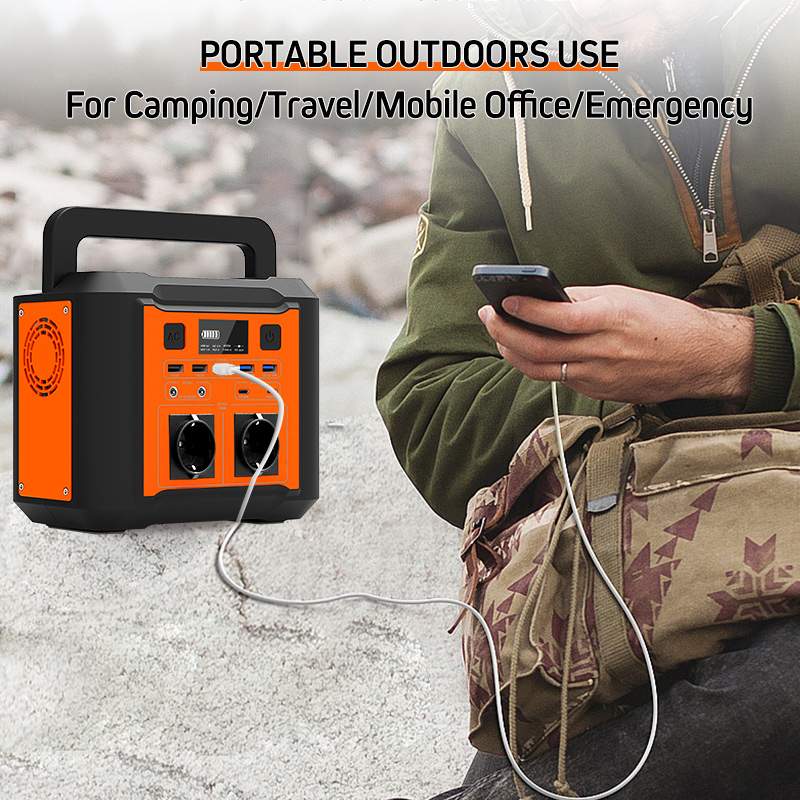80000mAh 300W Portable Solar Generator for RV / Van Trip Camping
