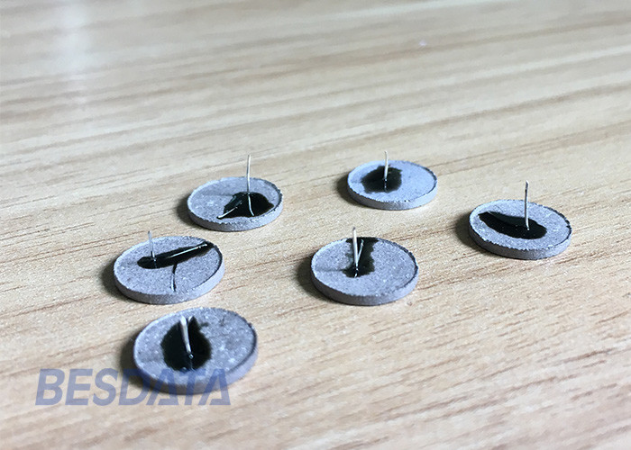 Pre Wired Pellets / Disks Sintered Silver Silver Chloride Electrodes With ISO13485 / CE