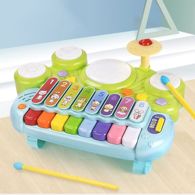 Metal Electronic Xylophone Game Drum Music Toy for 1-3 Year Olds Other Educational Toys