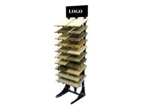 China Wood And Metal Display Fixtures Ceramic Tile Display Stand Lightweight wholesale
