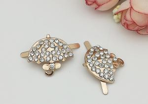 China Umbrella Shaped Zinc Alloy Buckle 24*22MM Suitable For Girls Shoes Fashionable wholesale