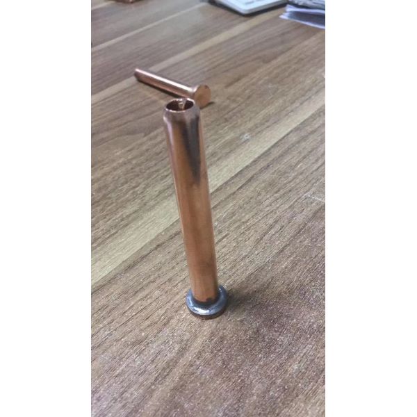 Anti-Oxidation Finish Copper Sintered Heatpipe Anodized Micro Channel Flattened Brazing Copper Pipes