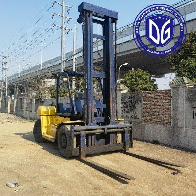 Origin Japan 10ton Used Komatsu Forklift Komatsu 10Ton Secondhand Komatsu Forklift 10Ton