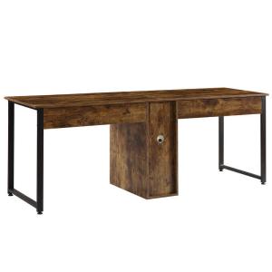 China MDF Desktop Home Office 2 Person Workstation Desk 68.35lbs Weight wholesale