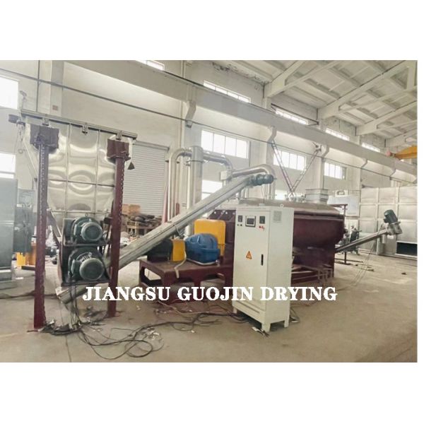 China 10 Minute High Performance Continuous Paddle Dryer 7900x3960x2700mm wholesale