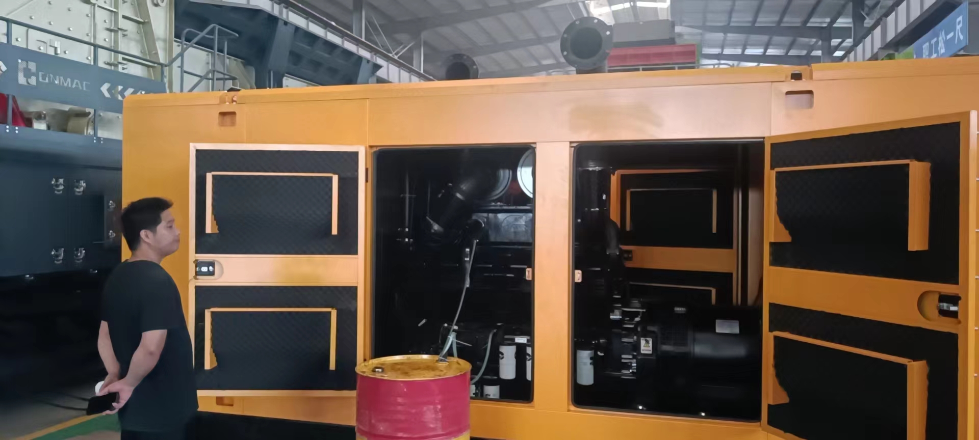 1500RPM 600KW Self Starting Mobile Type Cummins Generator Set for Large Backup Power Supply