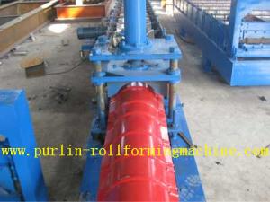 China Glazed Metal Roof Ridge Cap Roll Forming Machine For Cinema Cap Half round Ridge Cap wholesale