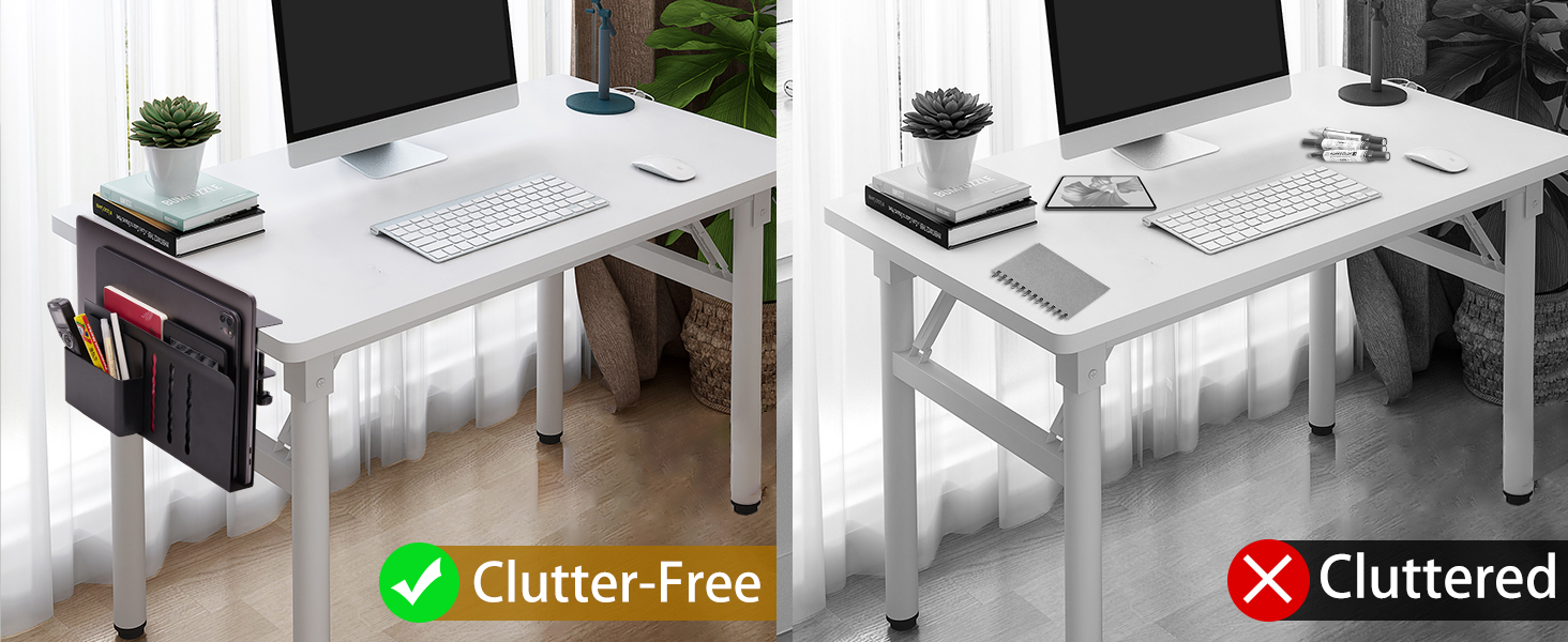 Desk Storage Under Steel Hanging Organizer No Drill Cable Management Tray Laptop Holder