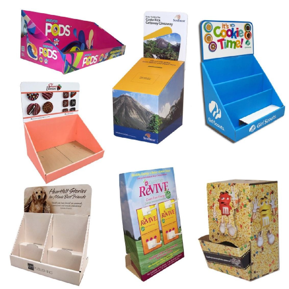 Economic Small Custom Cardboard Display Boxes Clear Printing For Toy