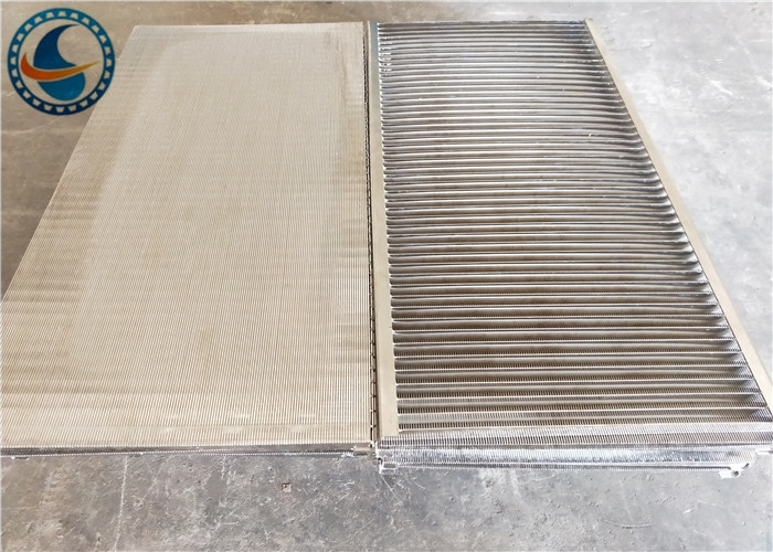 Reliable Johnson Wedge Wire Screen Panels , Anti Abrasion Wedge Wire Sheets