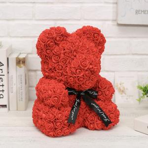 China Popular and Premium wholesale Foam/PE Rose Bear For Valentines Day Gifts wholesale