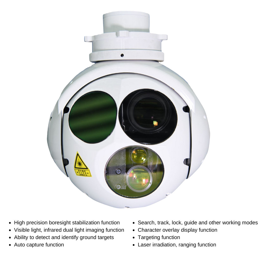 Targeting Function 2.5KG Drone Thermal Cameras 640X512 VTOL UAV Camera Gimbal PTZ HXTS03