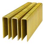 Yellow 16 Gauge Crown Staples Glued N19 45mm Staples Heavy Duty 7/16 Inch Crown