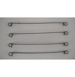 China 8&quot; Soft Black Annealed Double Loop Wire Ties wholesale