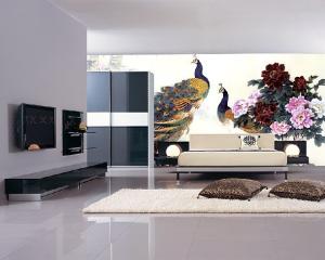 China Animal Series OEM Interior Decorative Wallpaper, Decal Sticker By Water Based Ink DW-008 wholesale