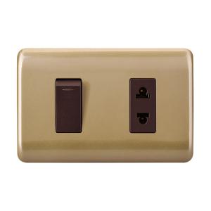 China Domestic Electrical Switches Sockets , High Grade Single Wall Outlet Switch wholesale