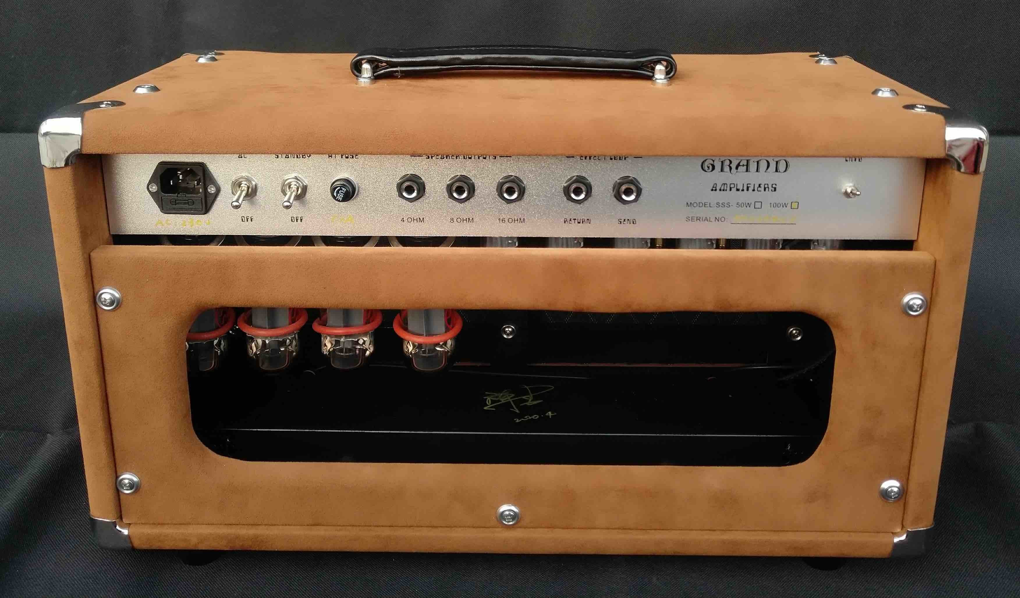 Custom Dumble Steel String Singer Clean Reverb Tone SSS20 ECC83S*5 EH 6V6*2, Handmade Grand Guitar Amp Head 20W 50W 100W Optional