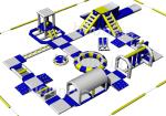 Adult Inflatable Water Play Equipment For Sea / Inflatable Water Park Design