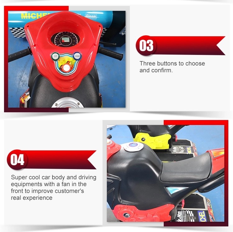 42 LCD FT Motor Car Driving Arcade Machine , Two Players Super Bike 2 Moto Simulator