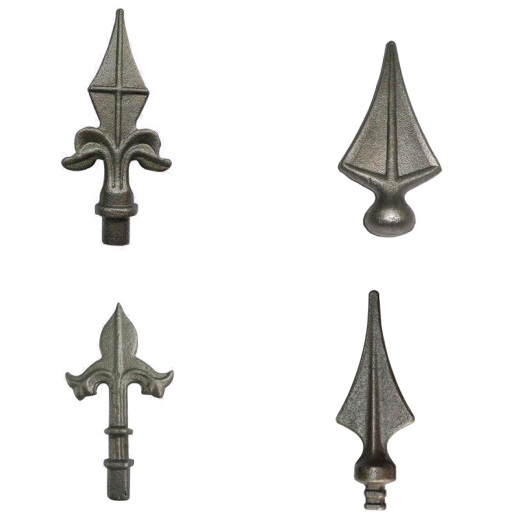 Ornamental Cast Iron Spears Ornamental Iron Parts Wrought Iron Spear Head