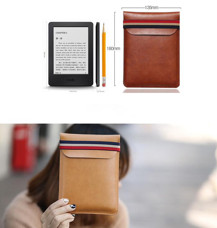Leather Bag , Laptop Notebook Sleeve Bag Computer Case For Macbook Air Pro