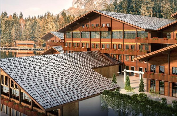 X-Solar Energy BIPV Roof Tiles Photovoltaic Solar Curve Tiles for Roof