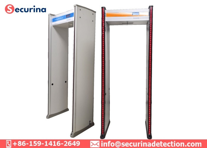 8 Distinct Pinpoint Zones Airport Security Metal Detectors , Full Body Metal Detectors