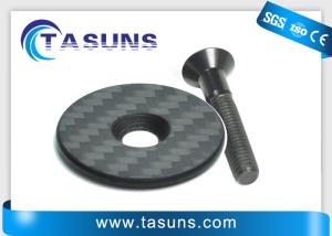 China Matte Carbon Fiber Component For Bike Bicycles Stem Caps wholesale