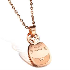 China New Fashion Tagor Jewelry 316L Stainless Steel Pendant Necklace TYGN027 wholesale