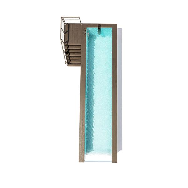 Rectangular Prefabricated Fiberglass Inground Swimming Pools for Commercial