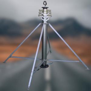 China Hand Crank 2MM 6063 Aluminum Tripod Portable Telescopic Mast wholesale