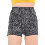Women Printed Side Pocket Butt Lift Shorts Gym Fitness Workout Yoga Shorts