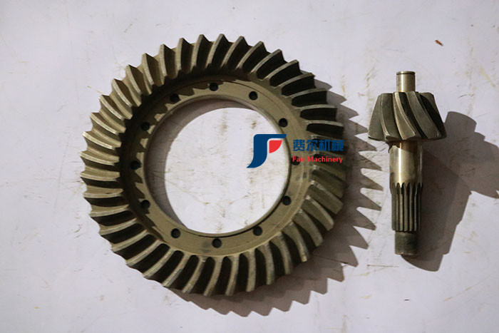 Steel Gear Helical Bevel Gear FOTON LOVOL FL936F Loader B00256 + 82215101