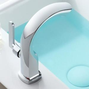 China Low Arc Stainless Steel Single Cold Water Basin Tap 1.2GPM wholesale