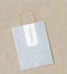 Embossed Printing Paper Bag 250gsm Printed Paper Carrier Bags